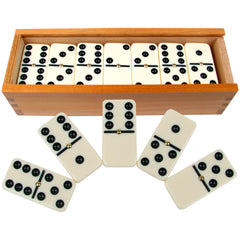 Dominos Wood Case 28 CT