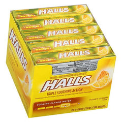 Halls Honey Lemon USA 20 CT