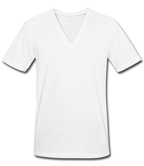 T-Shirts Wht V-Neck Small 6ct