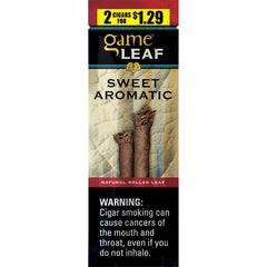 Game Leaf Sweet Aromatic (2/$1.29) 15ct