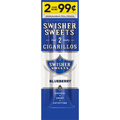 Swisher Sweet Cig blueberry 2 For $.99 30ct