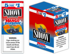 SHOW CIG POCO LOCO (MANGO BLUEBERRY) 5 for 3($1) 15 CT