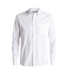 Long Sleeve Shirts White Large 6ct